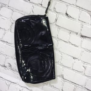 Aigner  Black Wristlet Patent Leather GUC